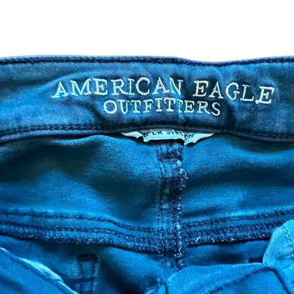 American Eagle Hi-Rise Jegging Crop Super Stretch Jeans Women's Size 6 Regular - Picture 3 of 7